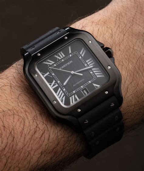 cartier black watch|cartier santos xl black.